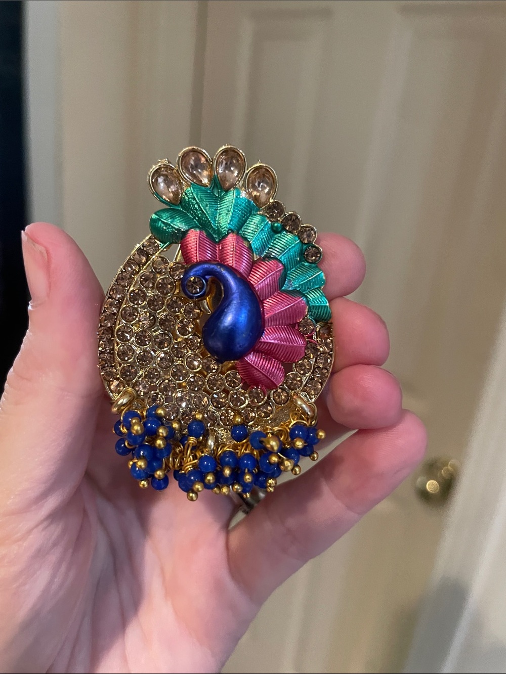 Peacock Brooch